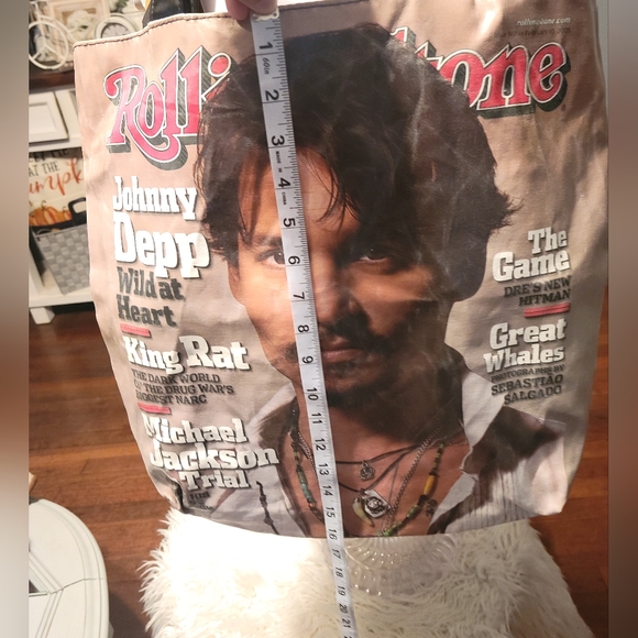 Rolling Stone Magazine Johnny Depp Feb 2005 Cover Tote Bag - Picture 3 of 7